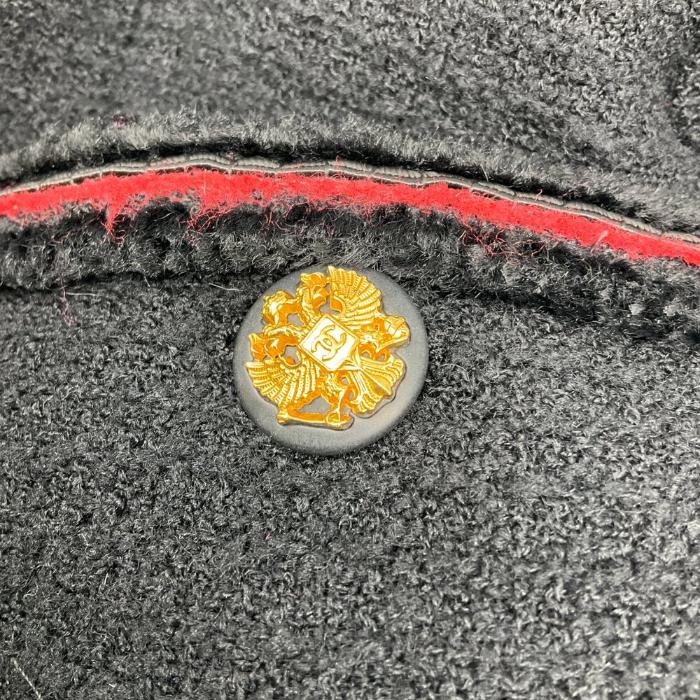 Chanel Black / Red 2009 Full Zip Wool Tweed Jacket - Picture 5 of 5